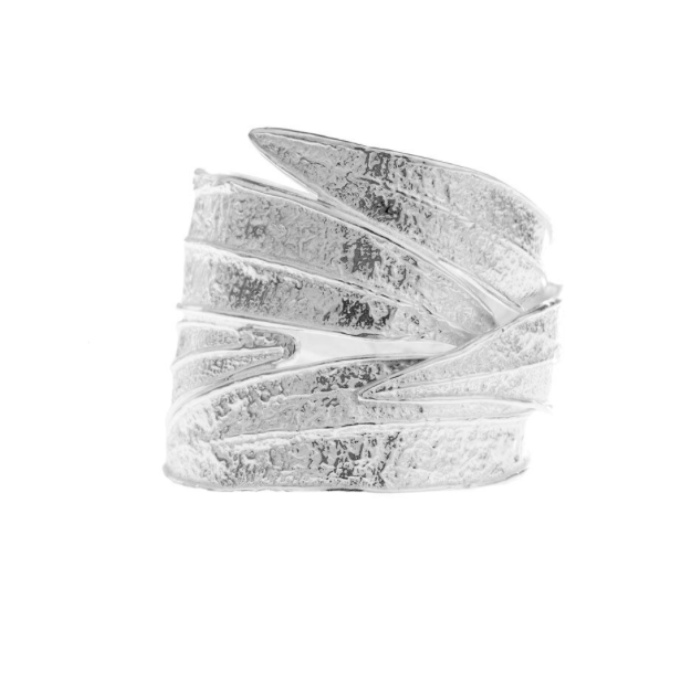 Oleander Leaf Wrap Ring