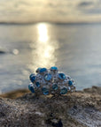 Bejeweled Sea Urchin Dome Ring