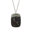 Galaxy Dog Tag With Diamonds