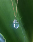 Herkimer Diamond Pendant With 14K Signature Bail