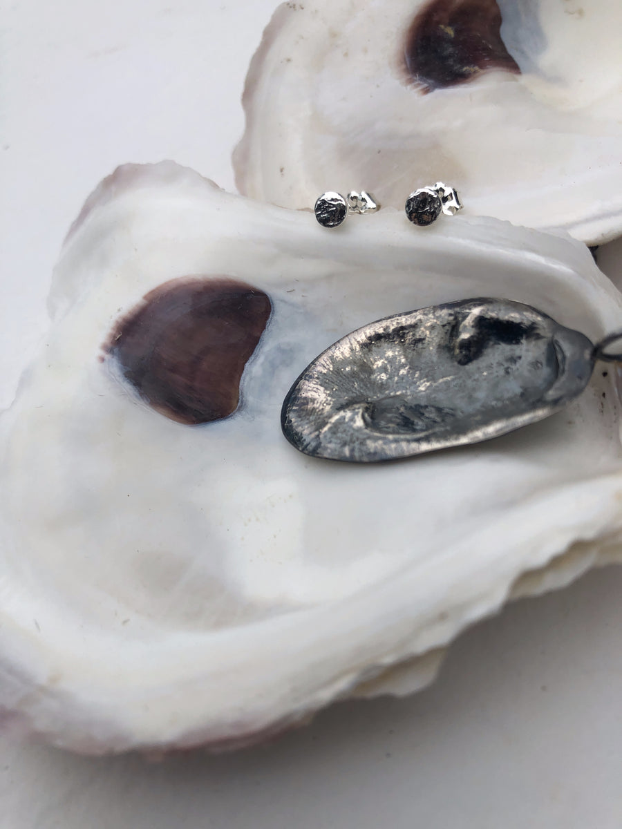 Petite Oyster Shell Studs