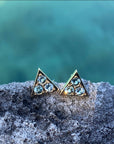 Bermuda Triangle Studs