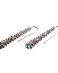 Tamarisk Earrings With Blue Topaz