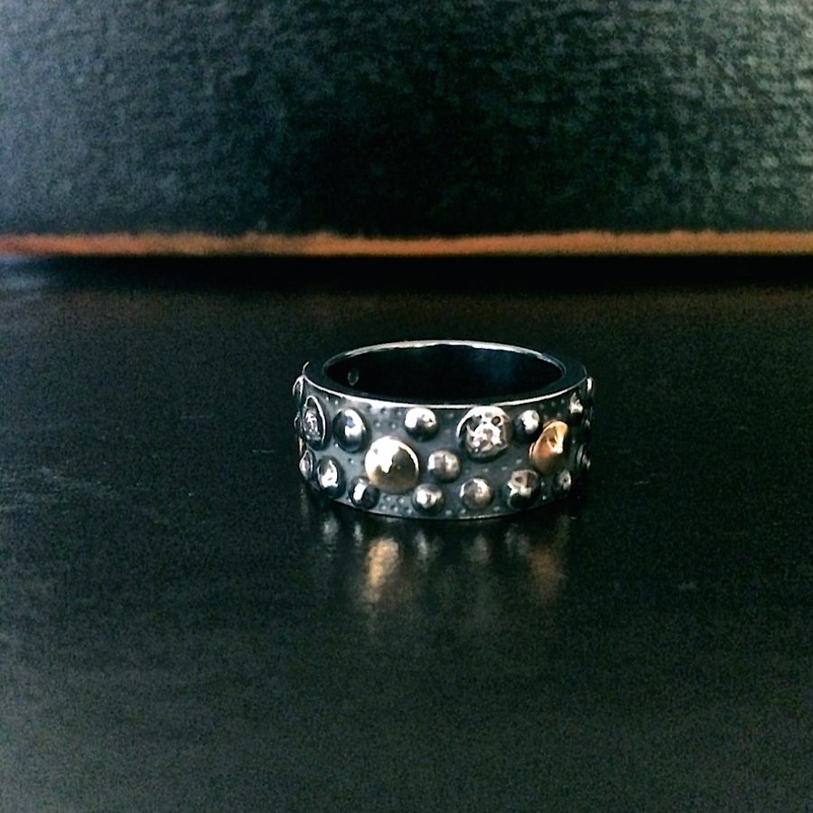 Sea Urchin Wide Band Ring