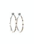 Sea Urchin Hoop Earrings