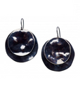 Silver Dollar Double Disc Earrings