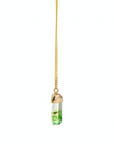 14K Yellow Gold Lariat With Bi-Colour Tourmaline